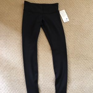 Lululemon Wunder Under Pant III. Black yoga pants.